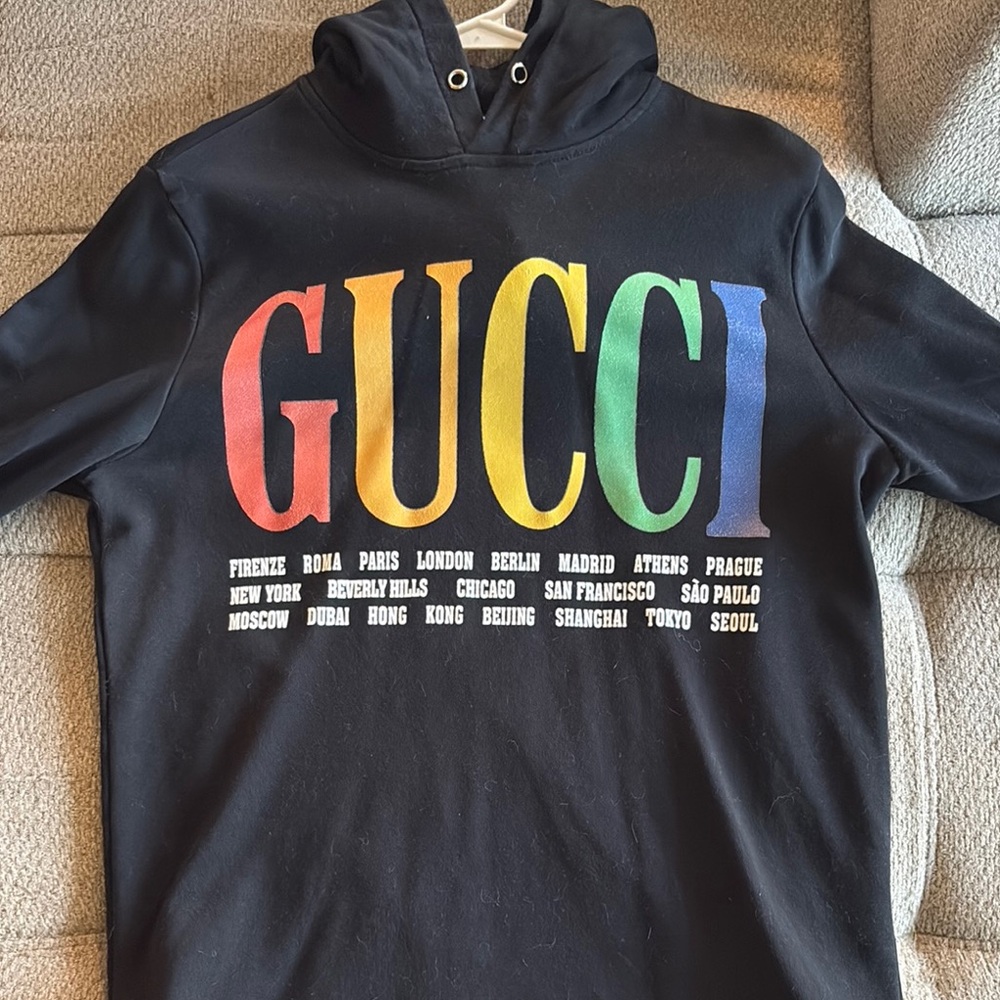 Gucci Black Sweater with Iconic Logo